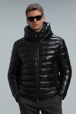 Chester Mens Goose Down Jacket Black