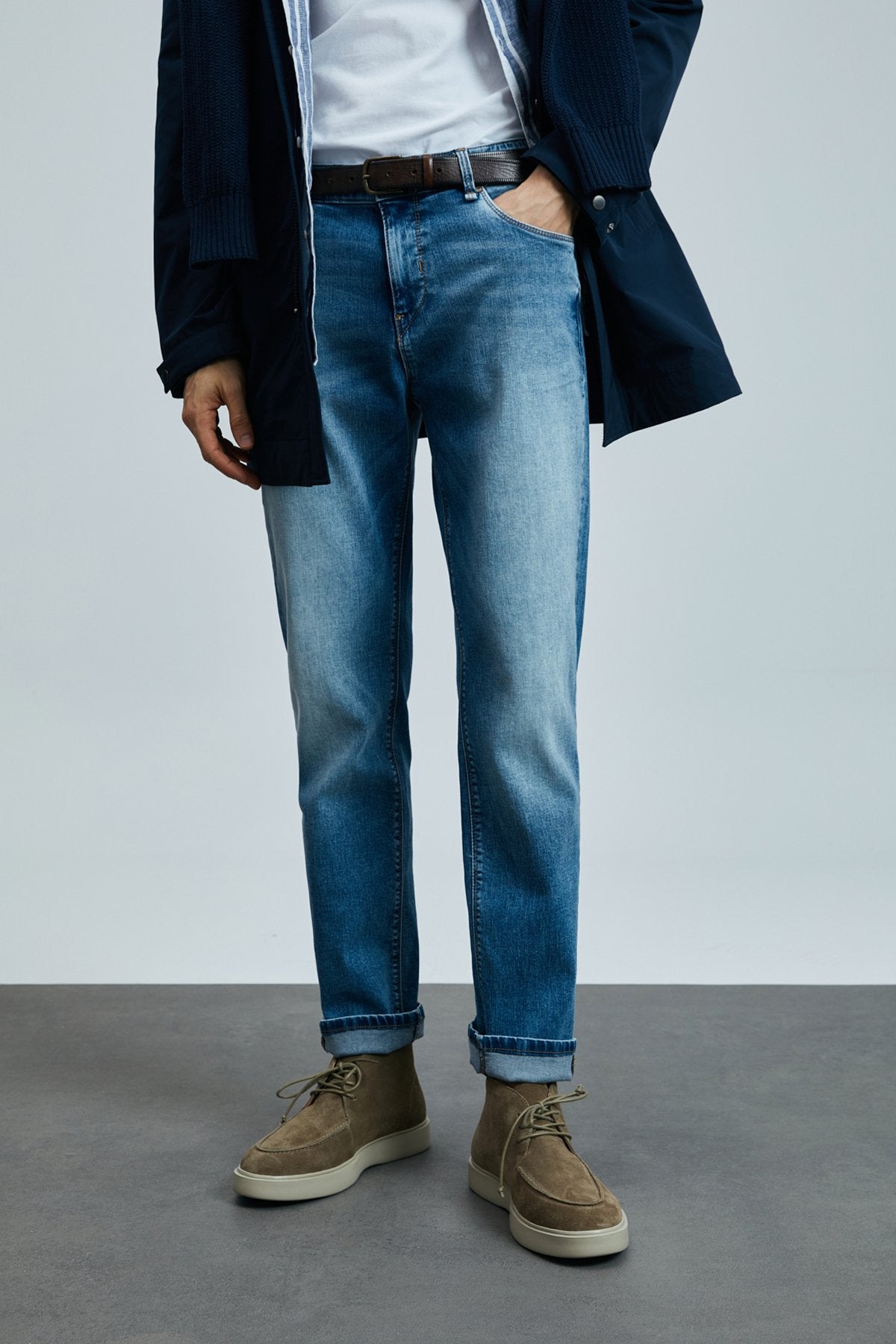 ALESSO BLUE SMART JEAN MENS PANTS