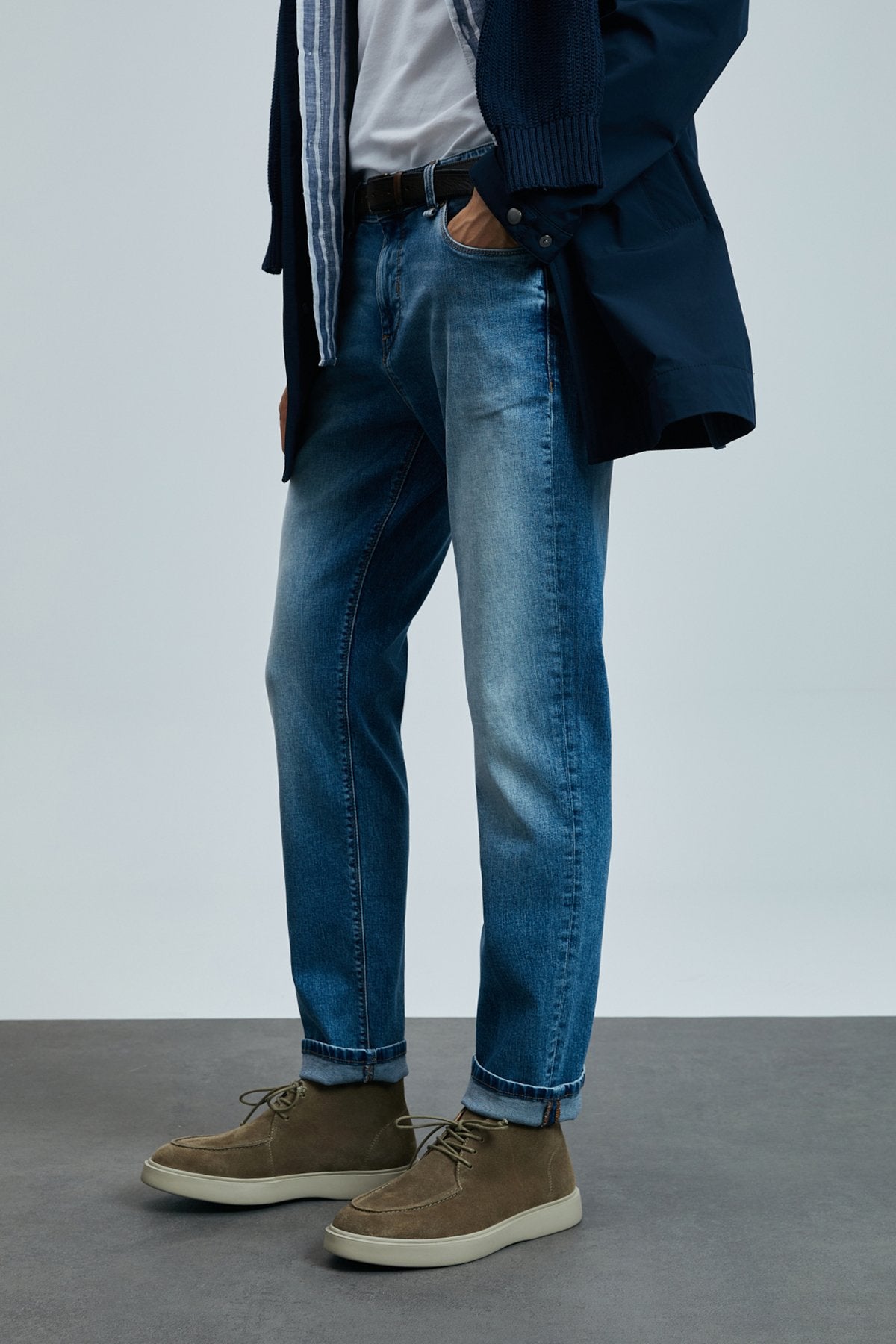 ALESSO BLUE SMART JEAN MENS PANTS