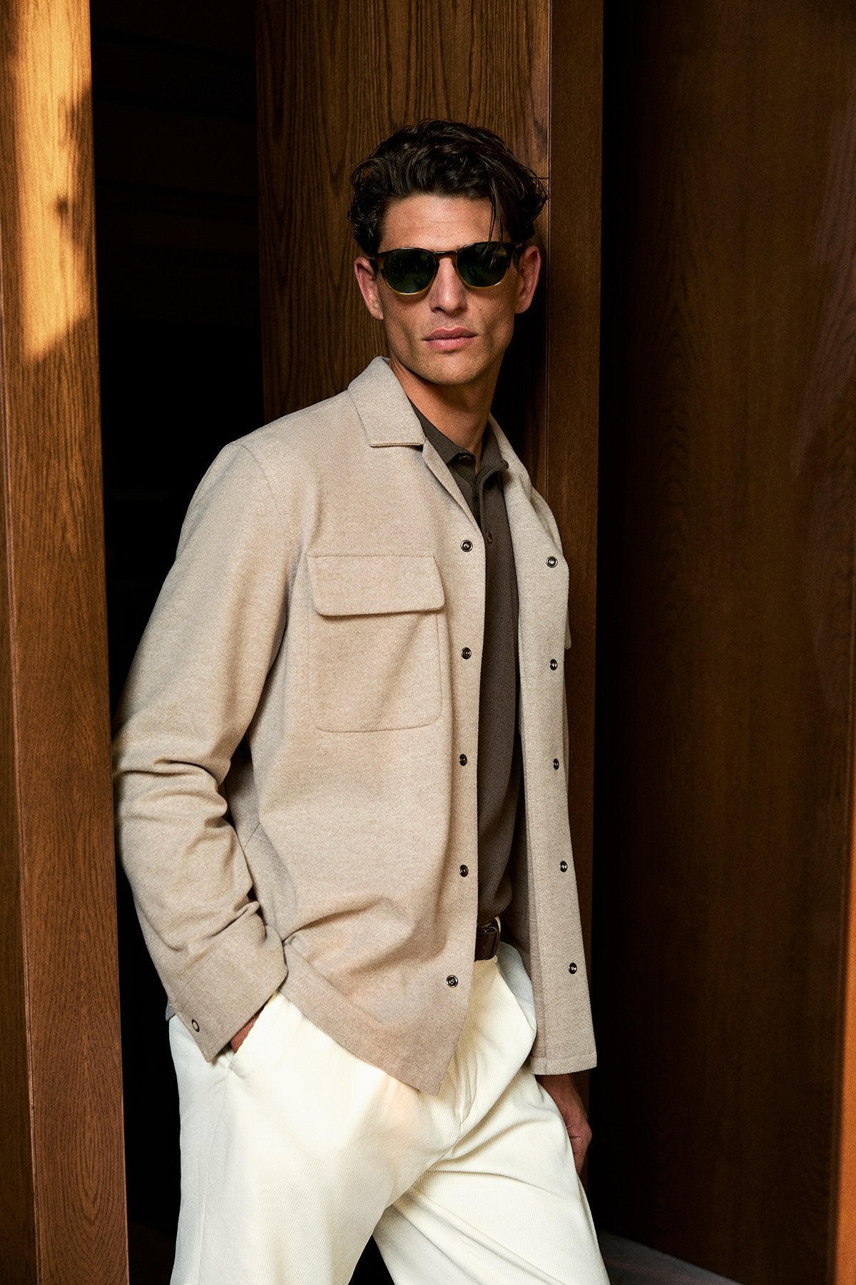 ANDRE MEN'S KNITTED JACKET