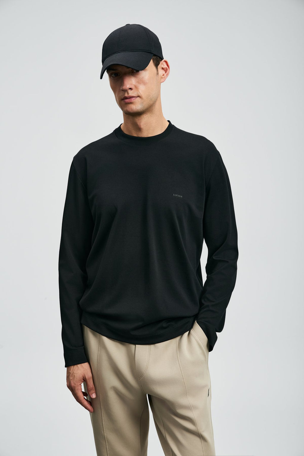 VICTOR MEN'S LONG SLEEVE T-SHIRT