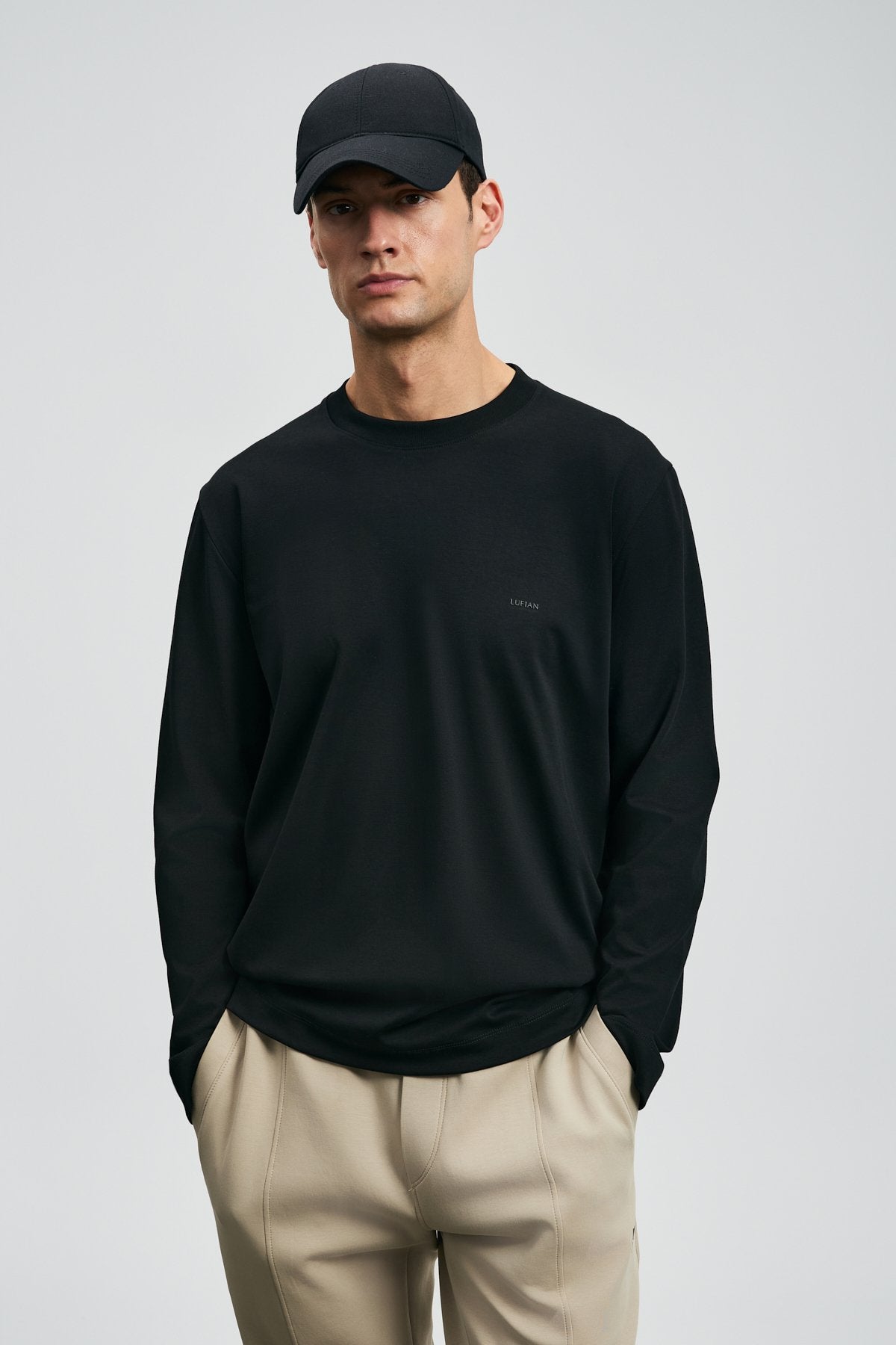 VICTOR MEN'S LONG SLEEVE T-SHIRT