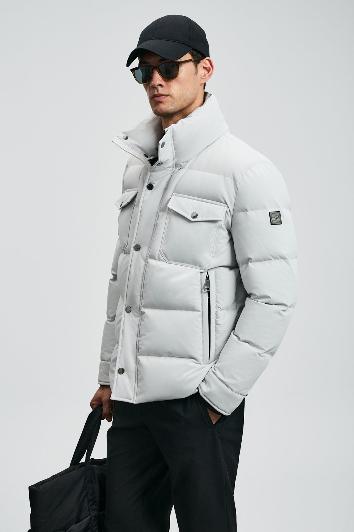 GENIOUS GOOSE FEATHER MEN'S COAT