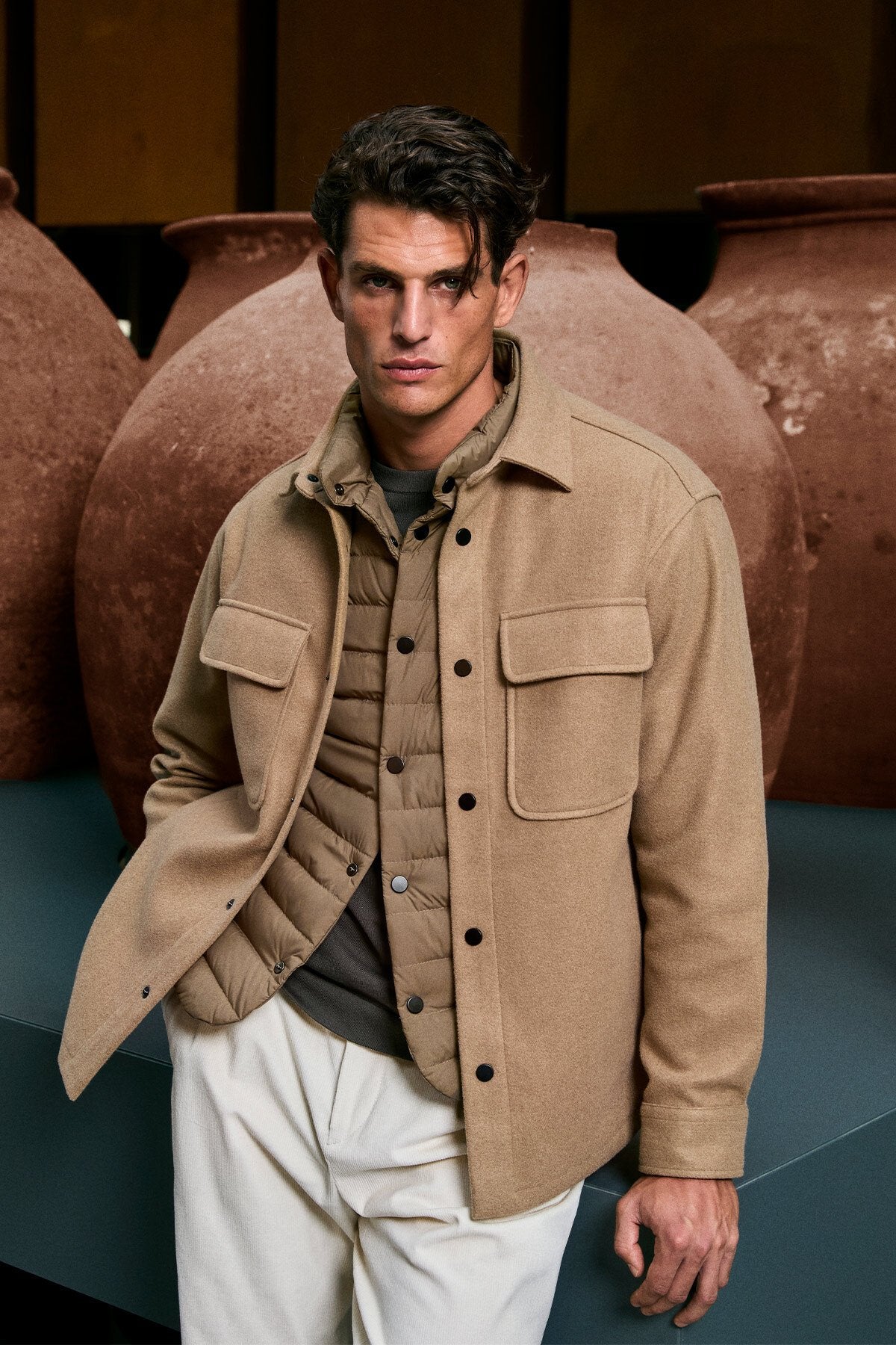 ANDRE MEN'S KNITTED JACKET