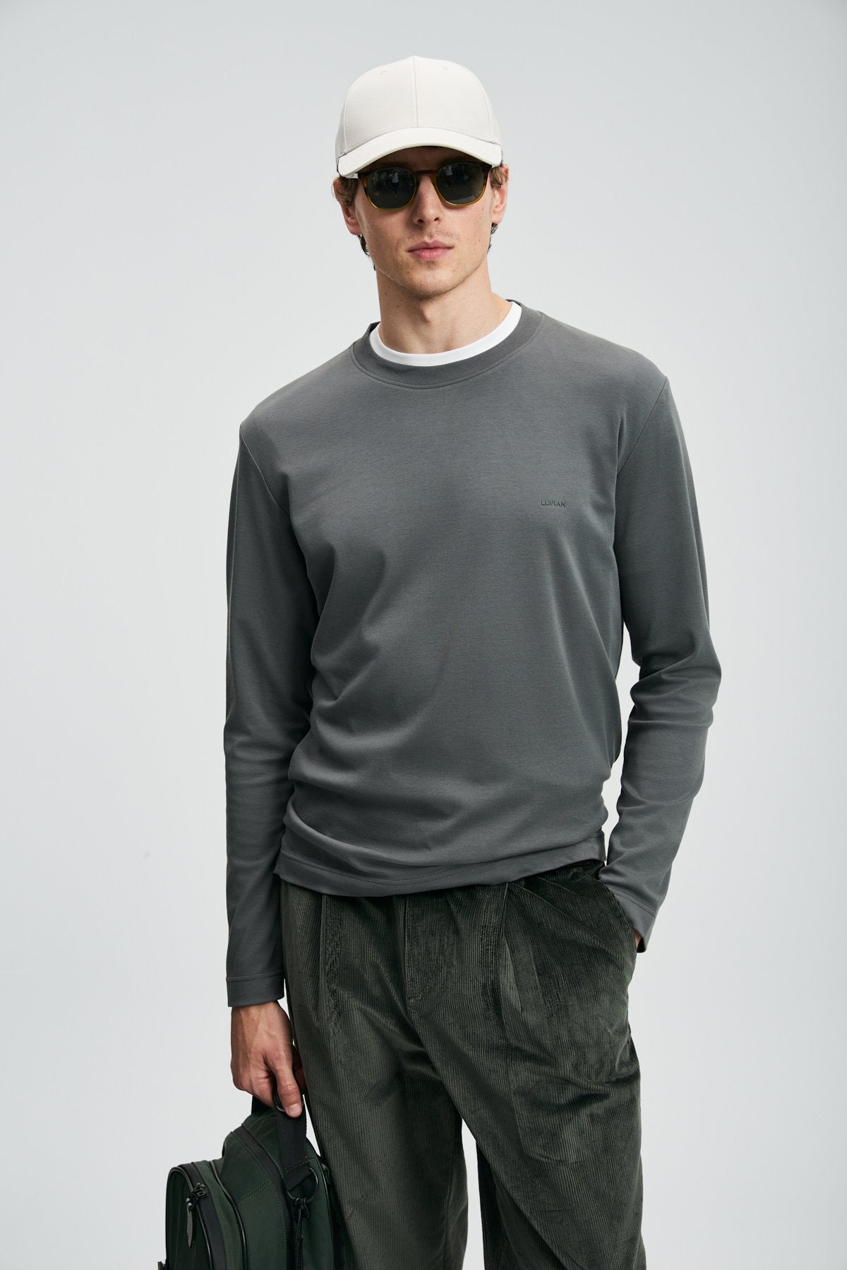 VICTOR MEN'S LONG SLEEVE T-SHIRT