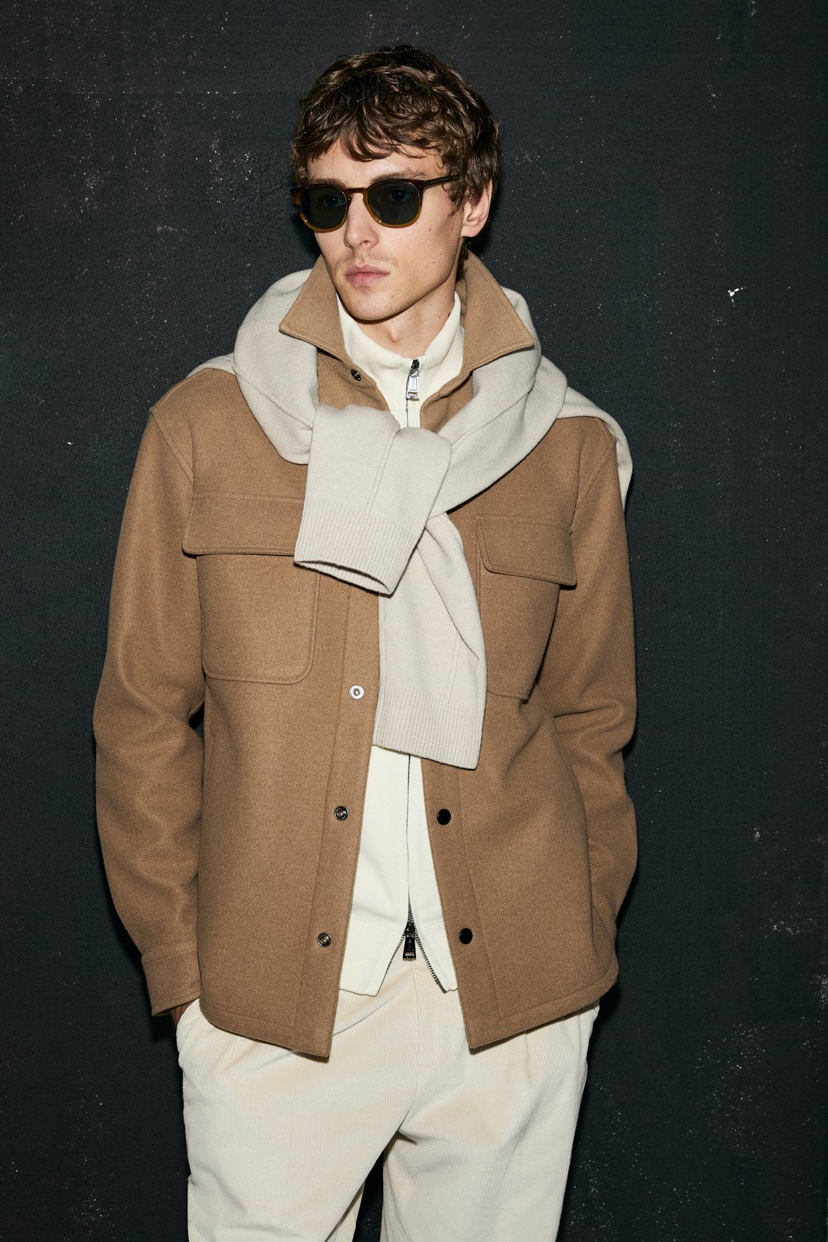 ANDRE MEN'S KNITTED JACKET