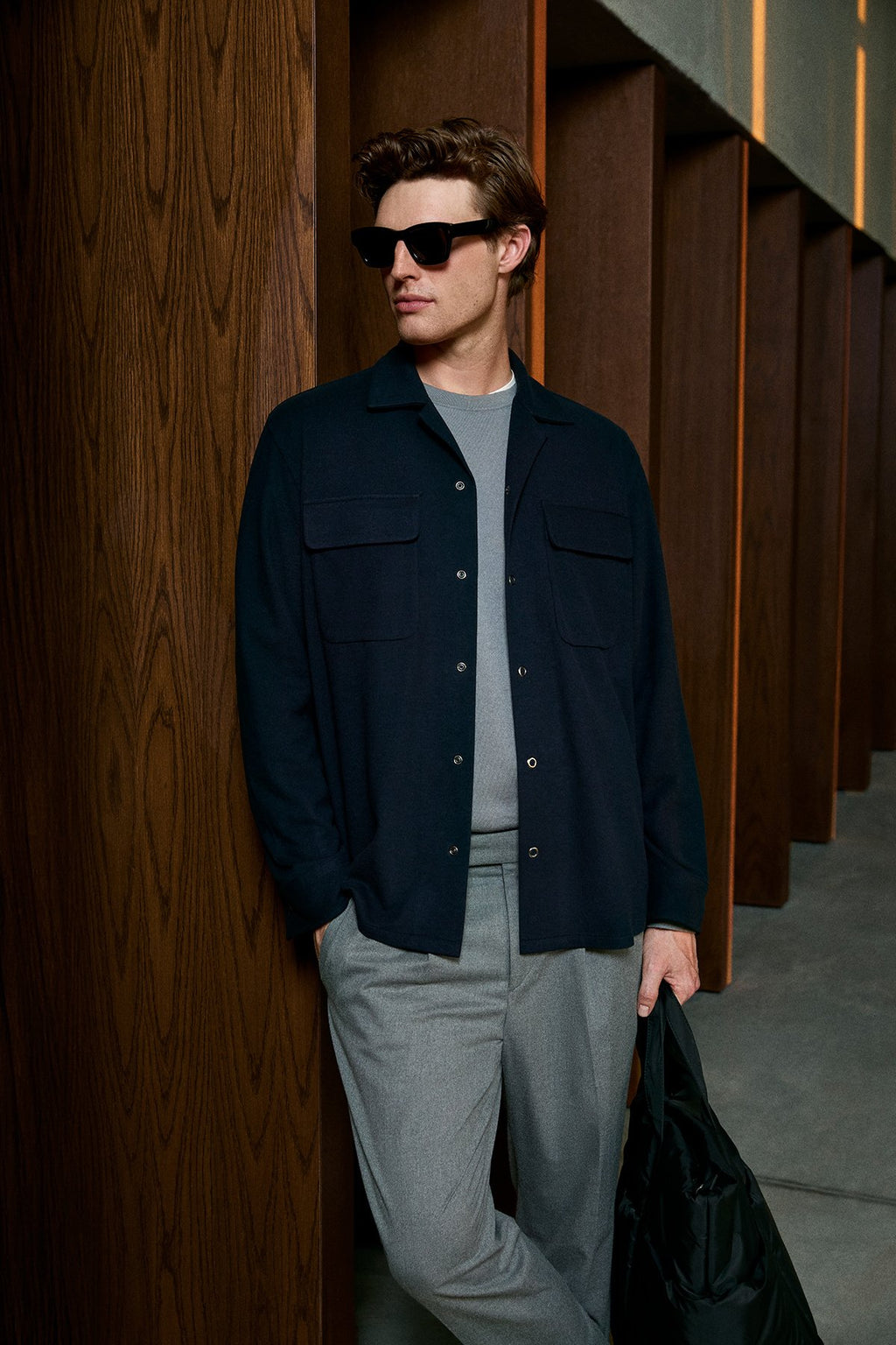 ANDRE MEN'S KNITTED JACKET