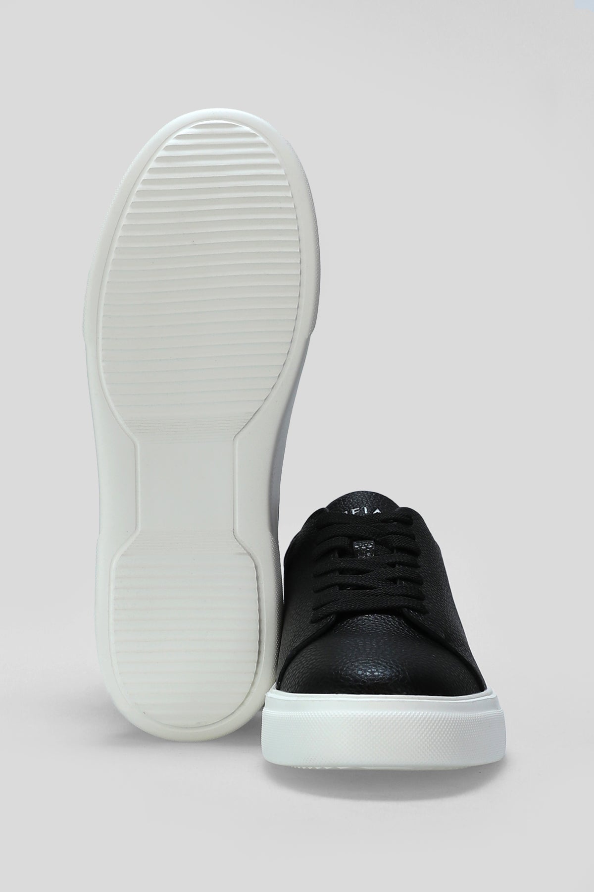 TOMMY SHOES BLACK/WHITE