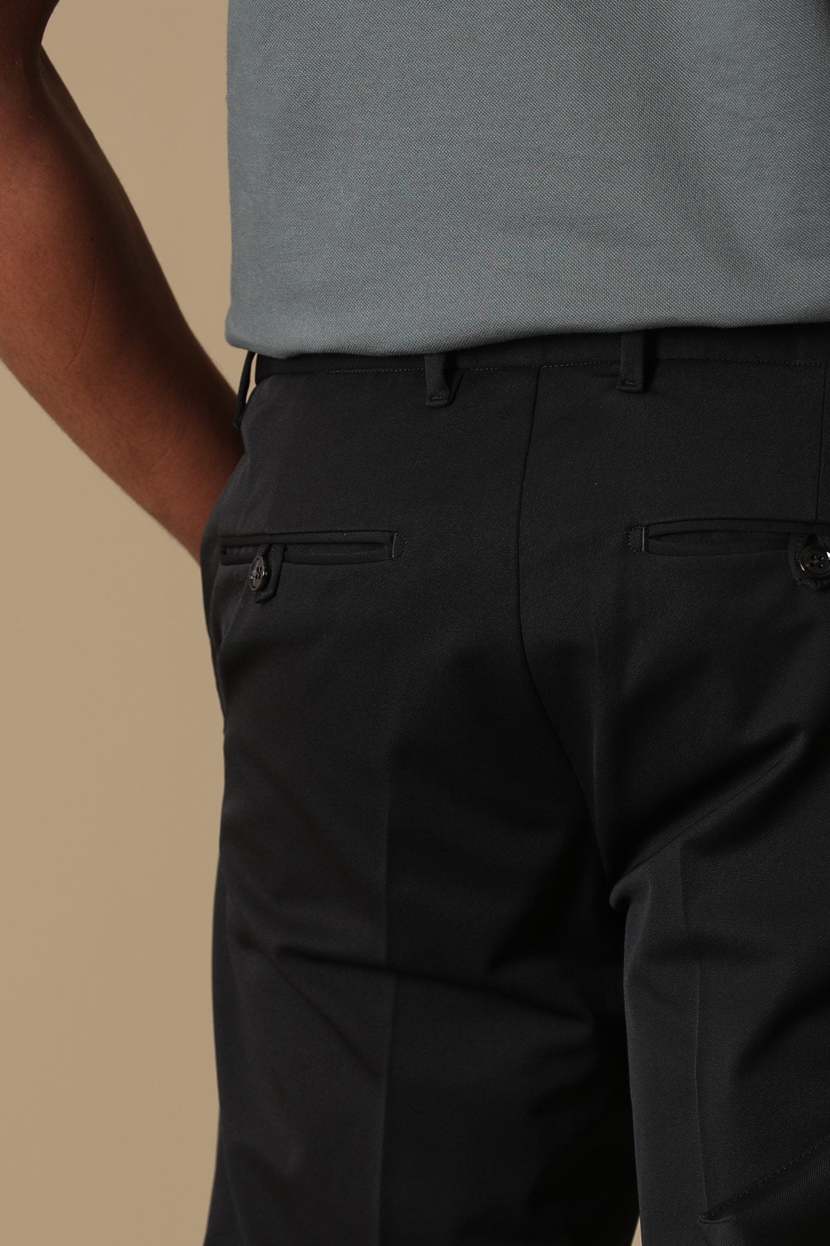 Bare Mens Smart Slim Fit Chino Trousers