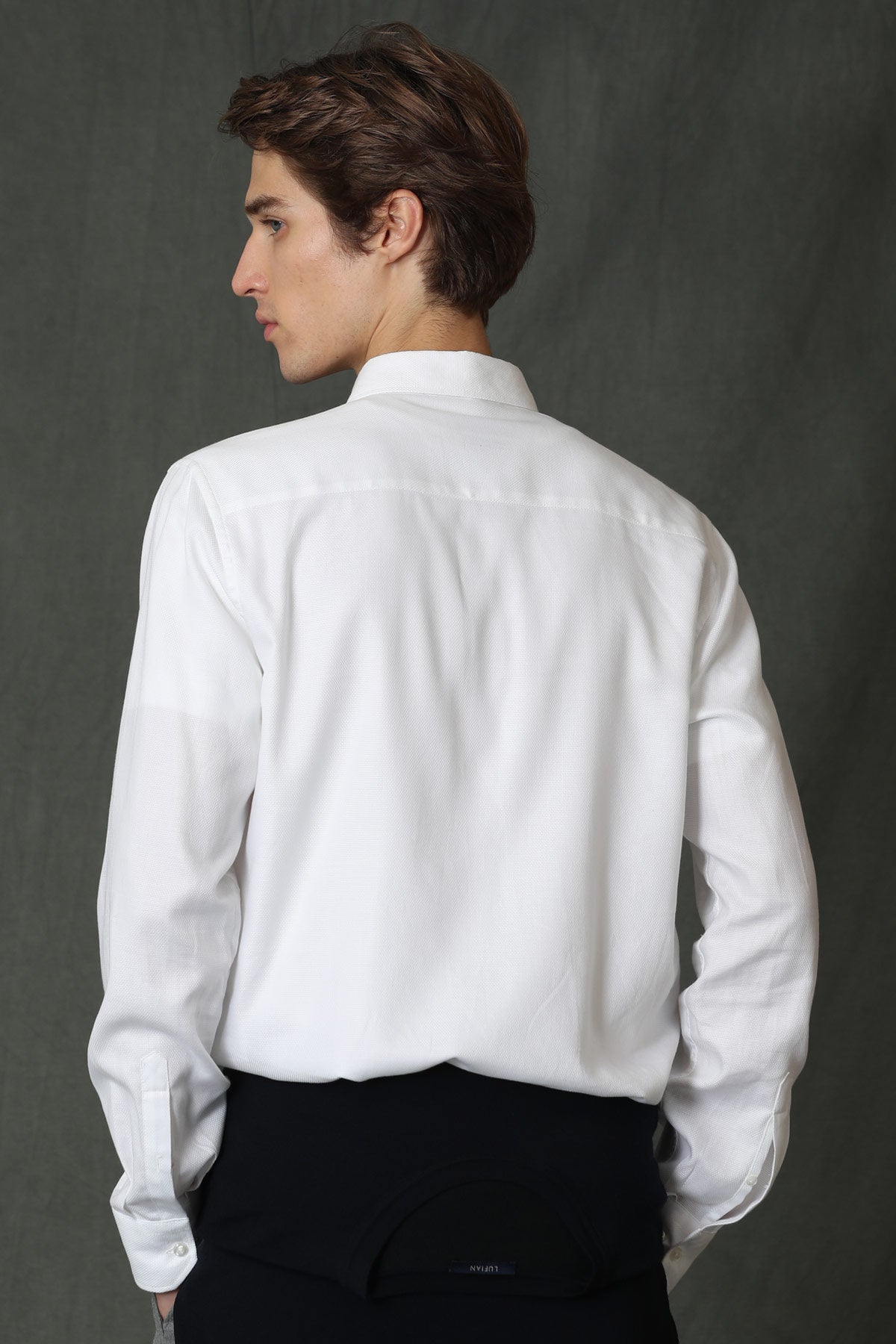 Viana Mens Comfort Slim Basic Shirt