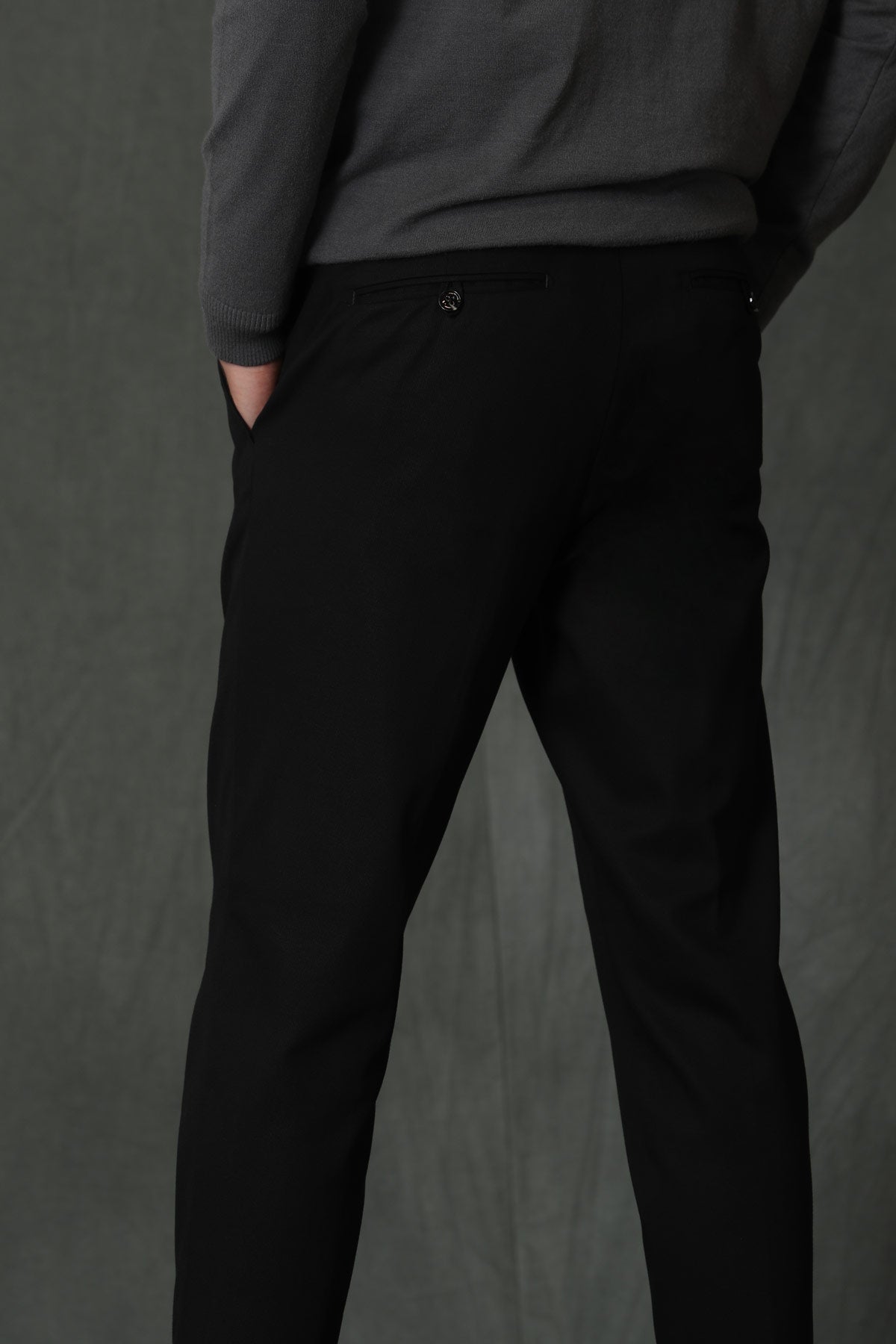 Lus Mens Slim Fit Chino Trousers