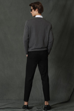 Lus Mens Slim Fit Chino Trousers