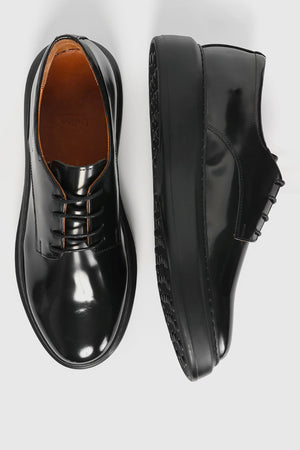 Flap Leer Sneaker
