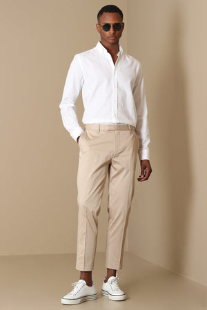 Flor Men's Smart Chino Trousers