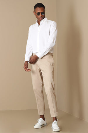 Flor Men's Smart Chino Trousers