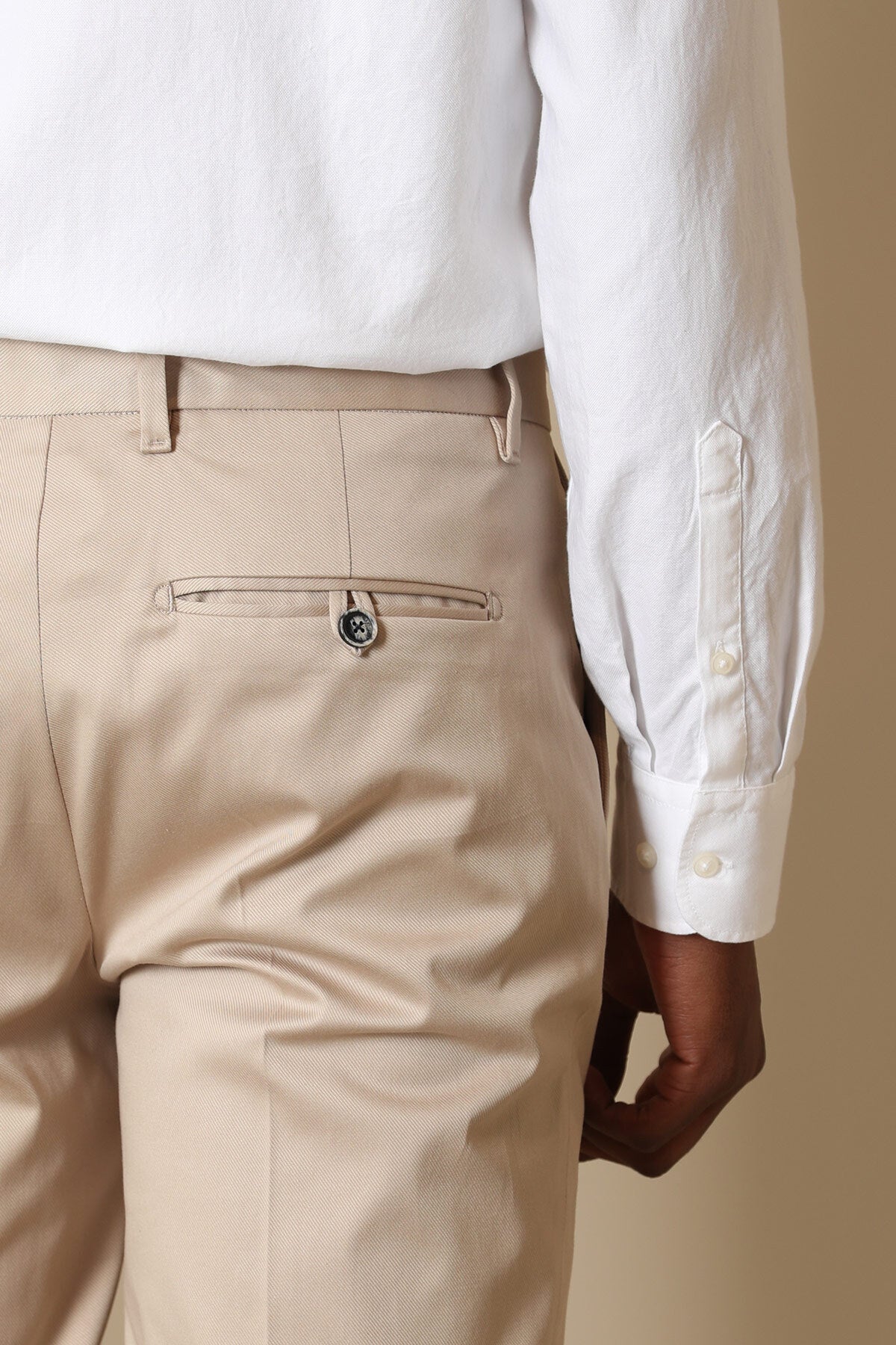 Flor Men's Smart Chino Trousers