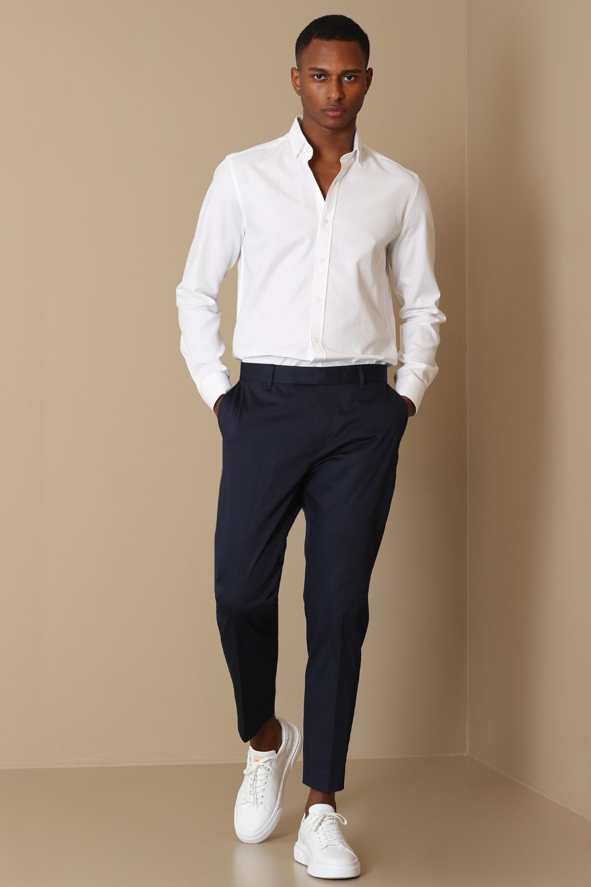 Flor Men's Smart Chino Trousers