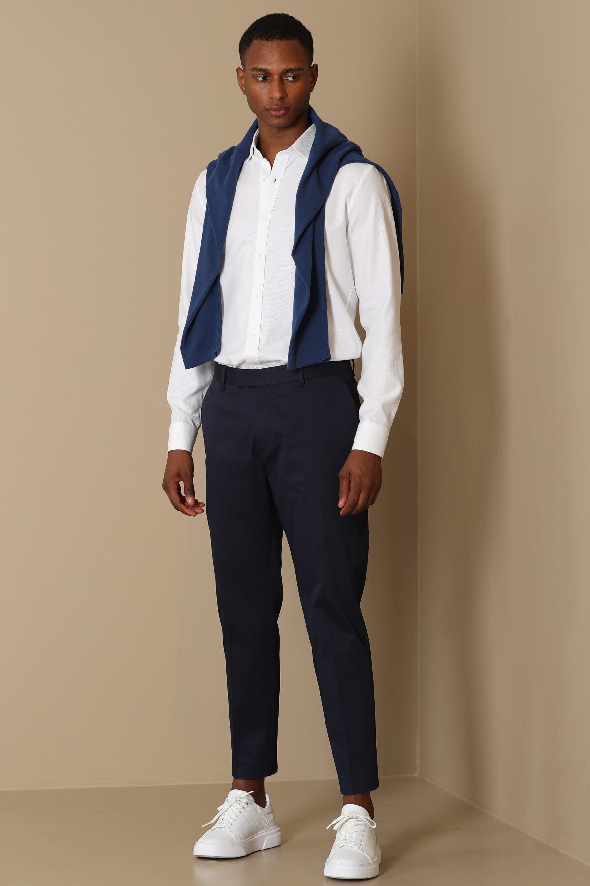 Flor Men's Smart Chino Trousers