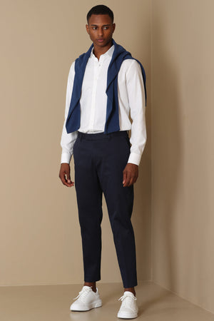 Flor Men's Smart Chino Trousers