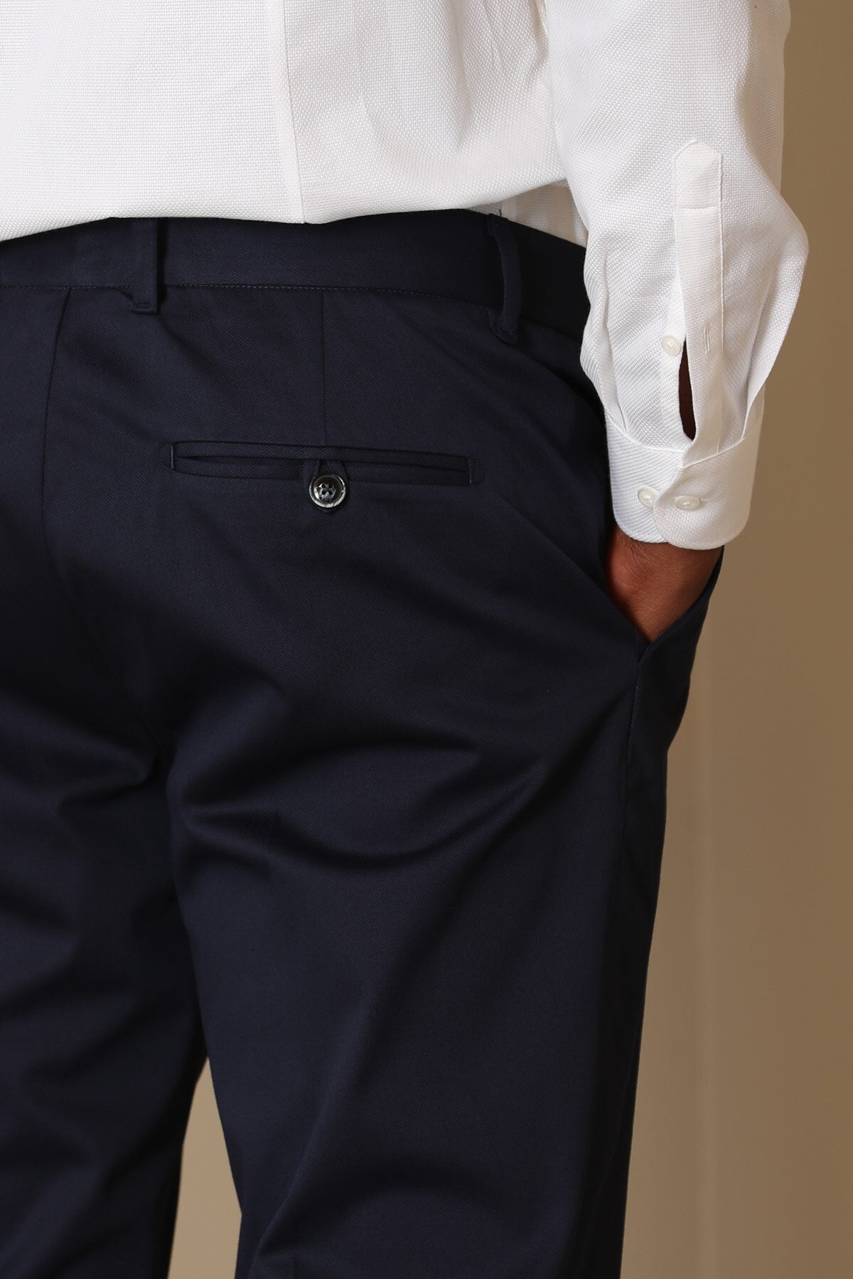 Flor Men's Smart Chino Trousers